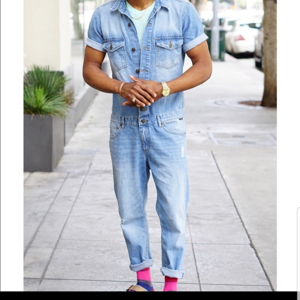 Zara Denim Jumpsuit/ Boiler suit